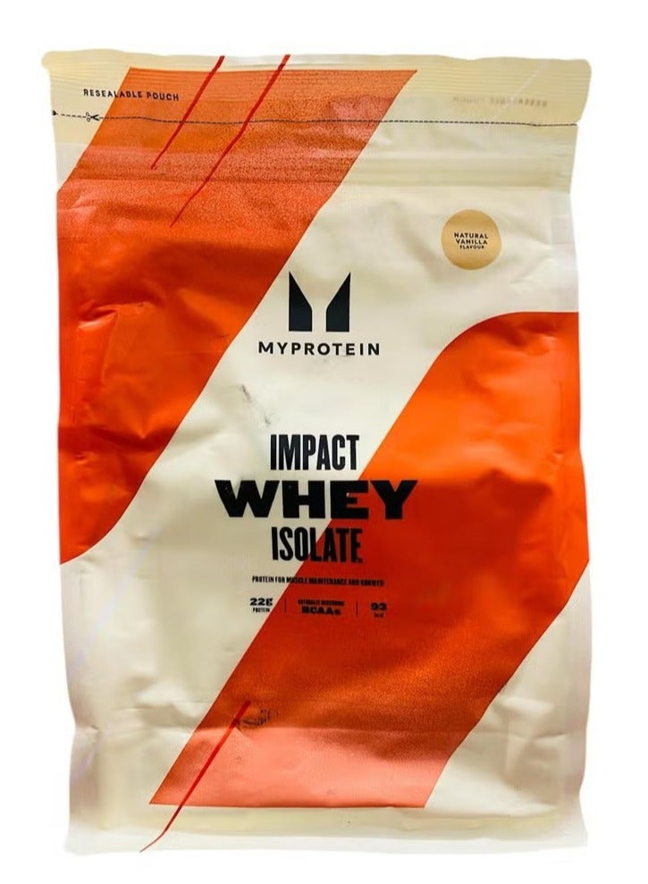 ماي بروتين امباكت واى ايزوليت نكهة الفانيليا الطبيعية 1 كجم - Image 2